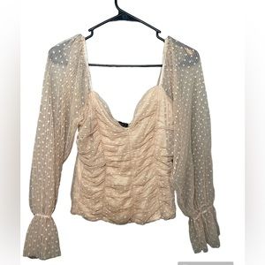 Madi Mase Long Sleeve Blouse Size Medium